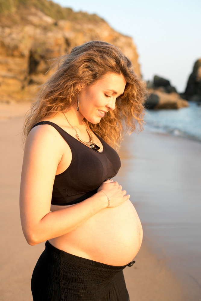 Photographe grossesse à la plage, Pornichet